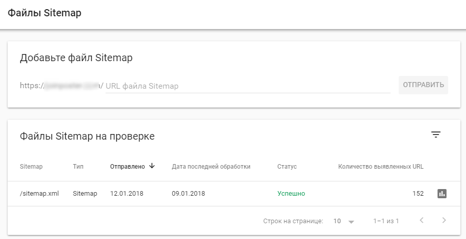 Новая версия отчета по Sitemap.xml