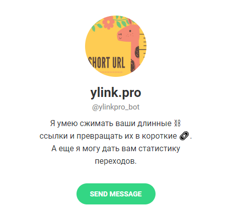 Скриншот ylink.pro