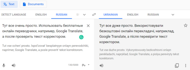 Украинские сайты на украинском языке