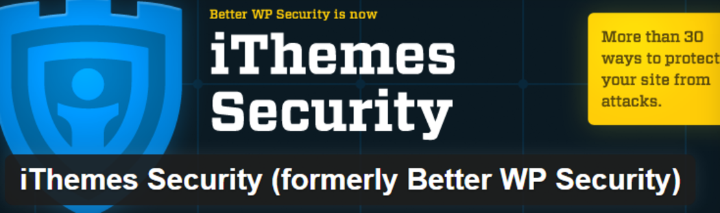 iThemes Security - A security plugin for WordPress.